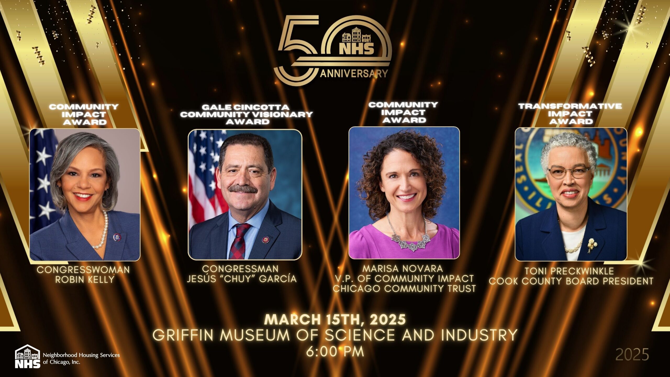 NHS 50th anniversary honorees