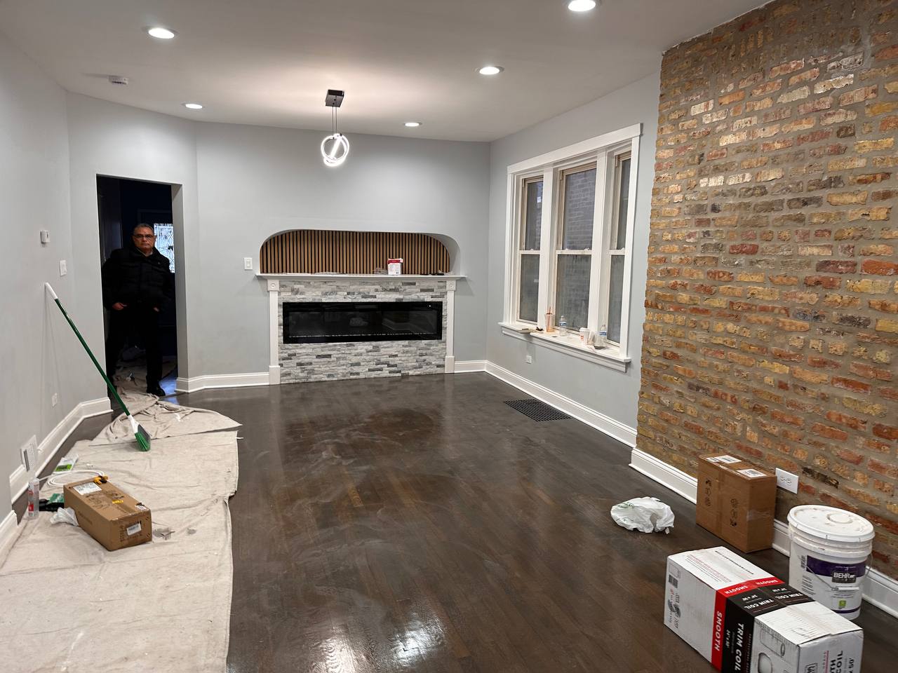 Living Room Fireplace