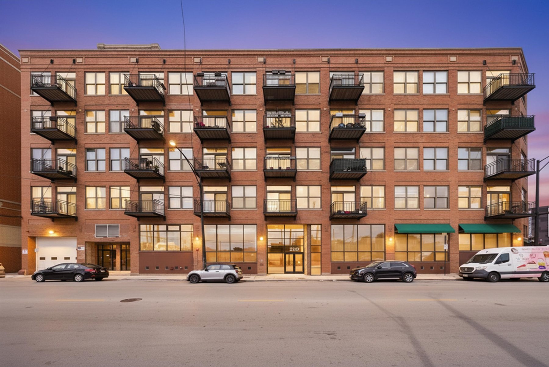 Exterior building at 2310 S Canal St Unit 201